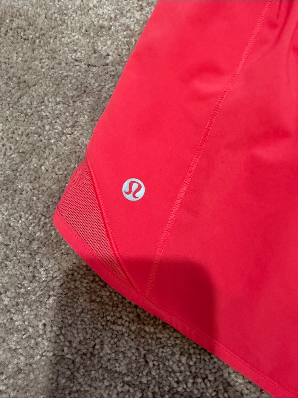 Hot Pink Lululemon Shorts, Size 6 - Picture 3 of 4